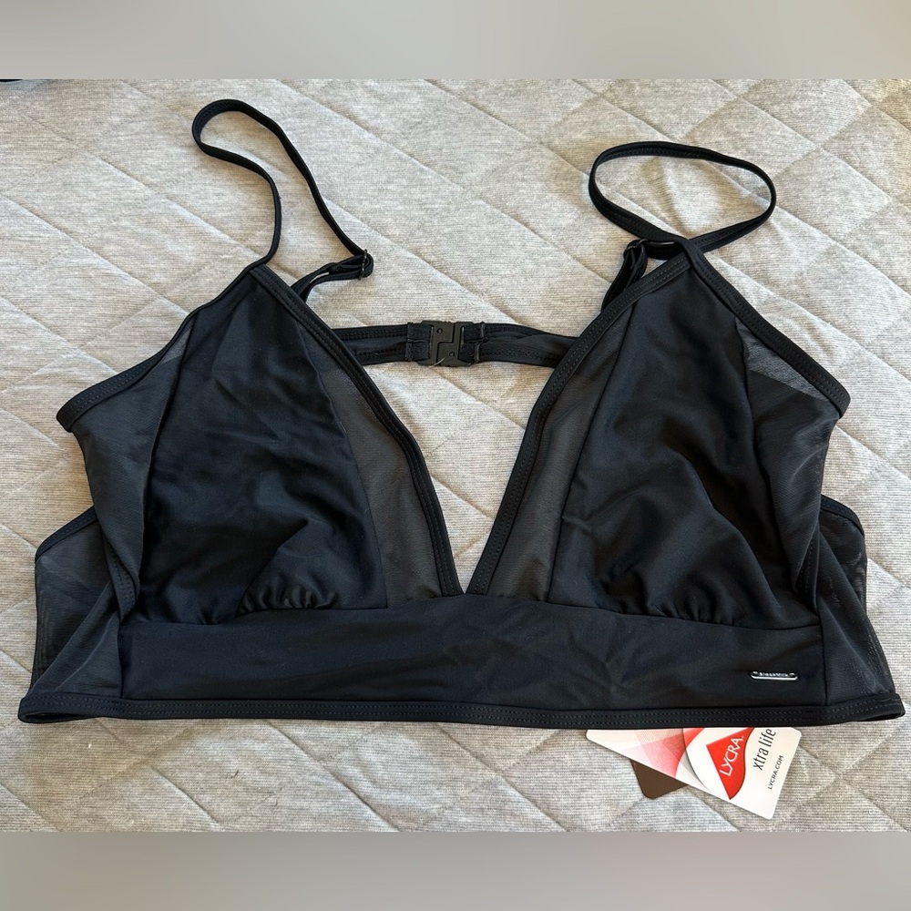 Black Milk Hot Mesh Triangle Swim Top